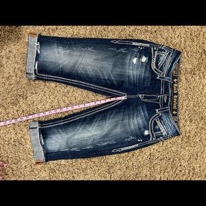 Rock Revival Womens Becky Easy Capri Size 29